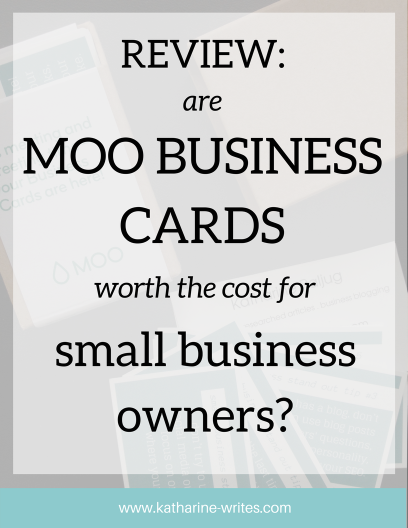 Why Moo business cards worth it for business owners -- plus give you a 30% discount off your first order!