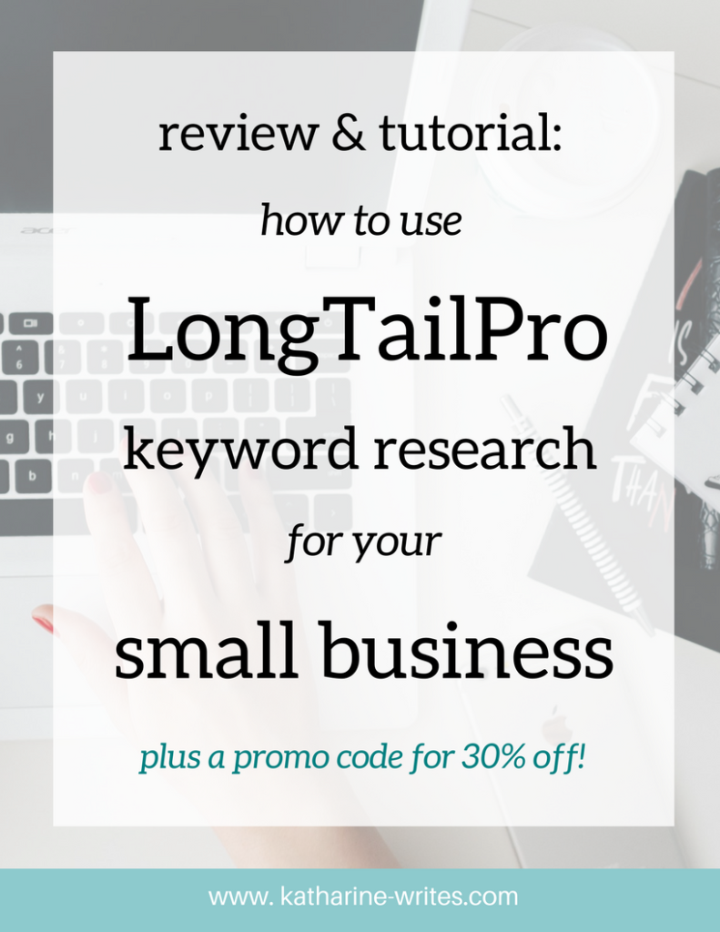 Is Long Tail Pro worth the cost for small business owners? Find out how to use this keyword research tool to grow your business. Includes a free trial and a 30 percent off promo code so you can try it out for yourself!